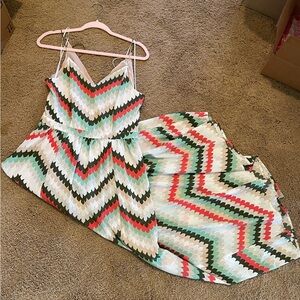 🏝️Big $5 Sale!🏝️1. State Geometric Chevron Patterned Maxi Dress